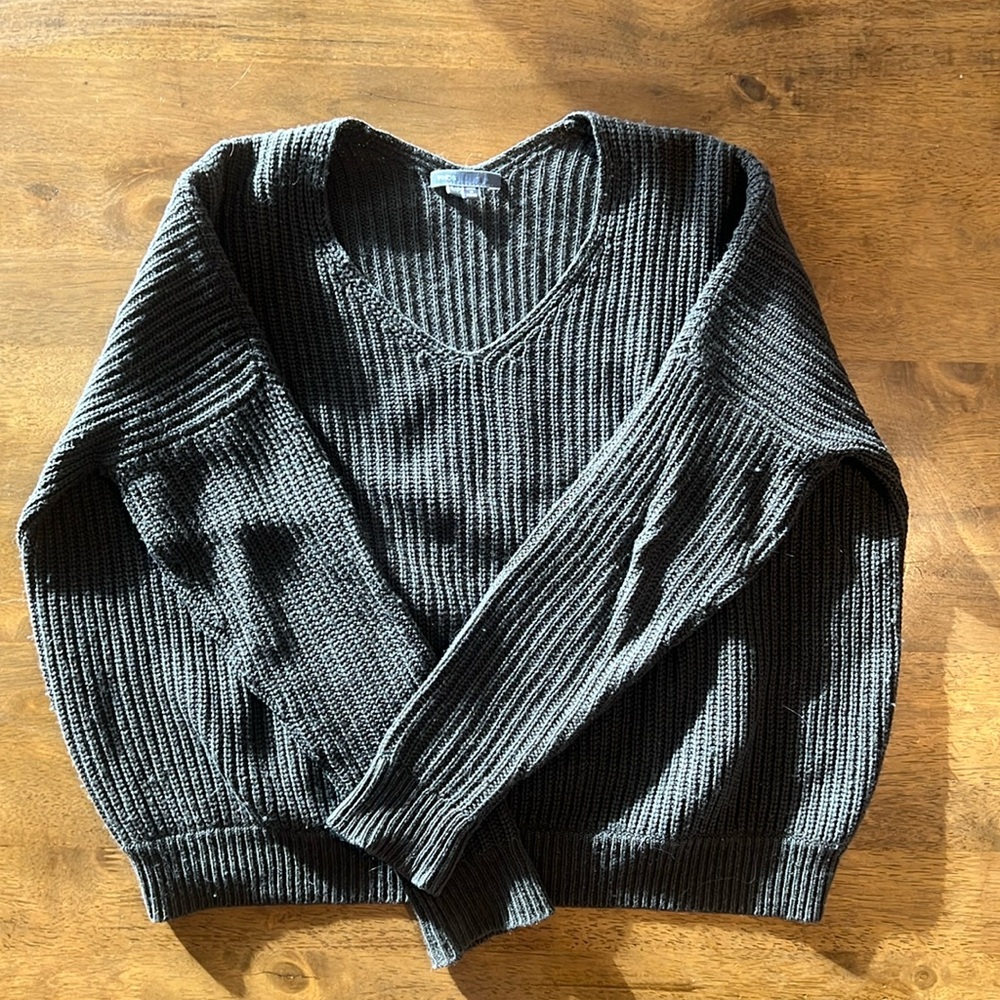 Vince wool and yak v neck dolman sweater